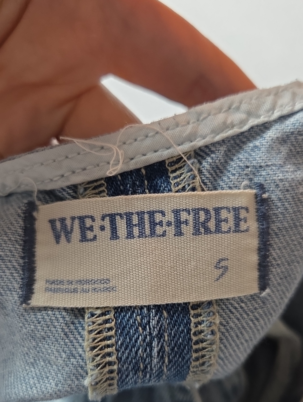 We The Free 100% Cotton Capri Overalls Size S - Picture 11 of 13